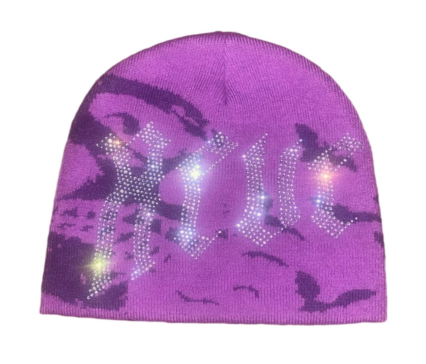 Revenant rhinestone beanie black