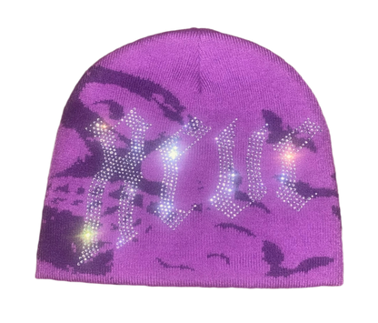 Revenant rhinestone beanie black